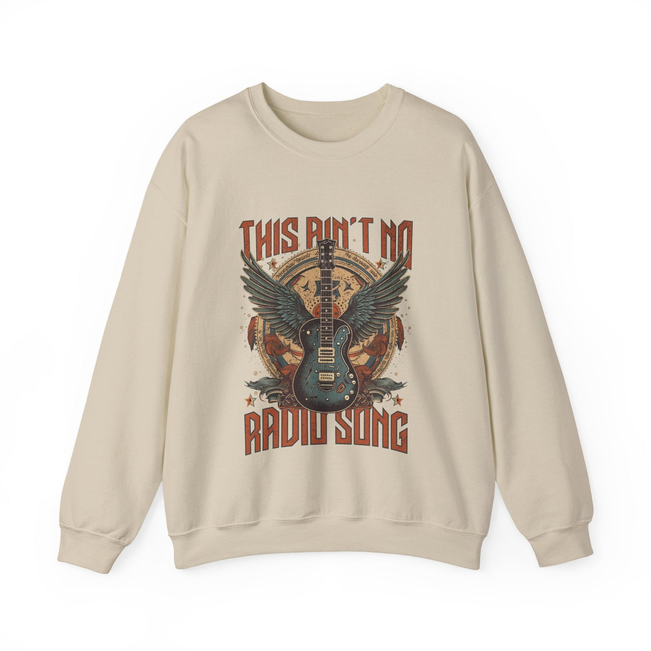 This Ain’t No Radio Song Sweatshirt - Sunlit Funlit Country Music Tees