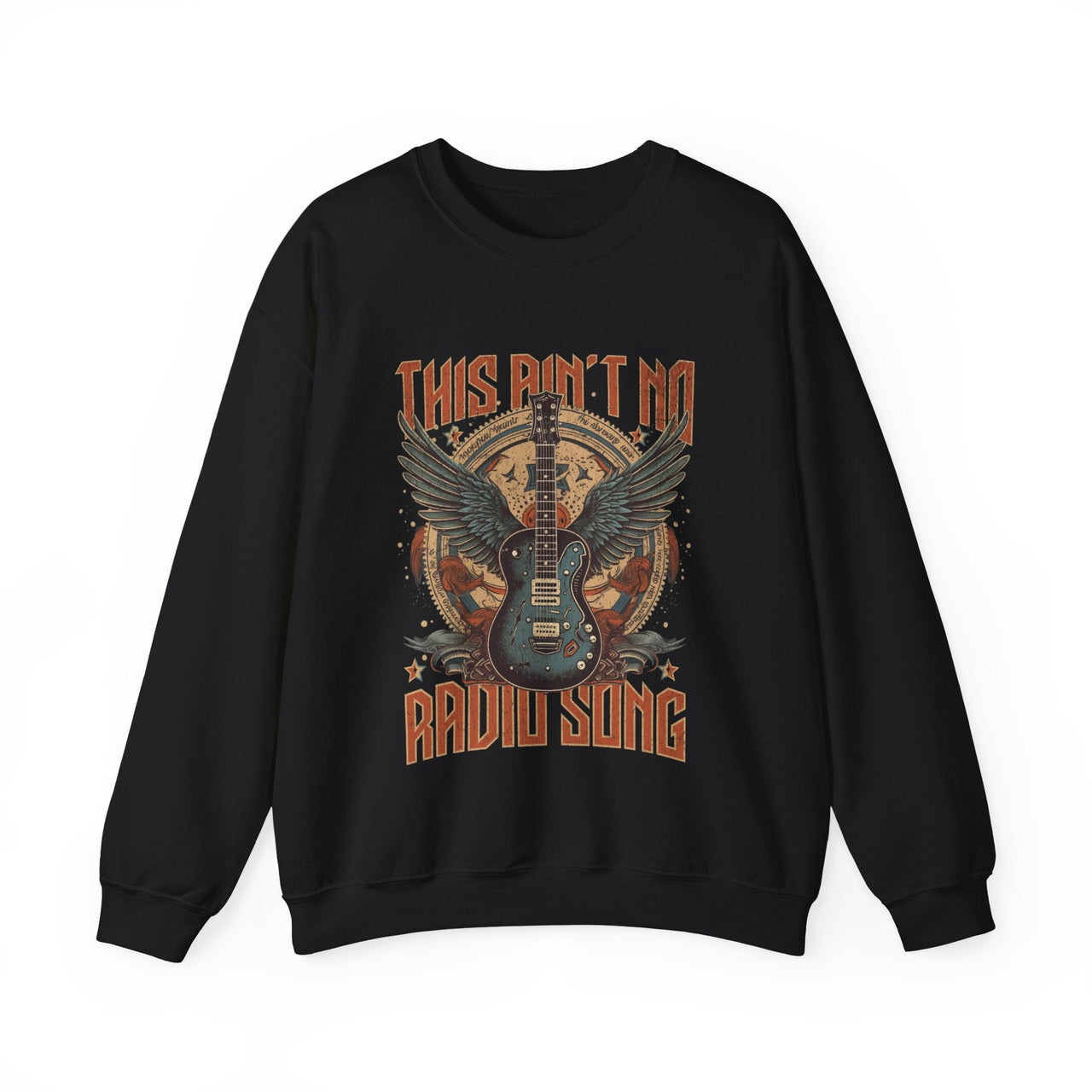 This Ain’t No Radio Song Sweatshirt - Sunlit Funlit Country Music Tees