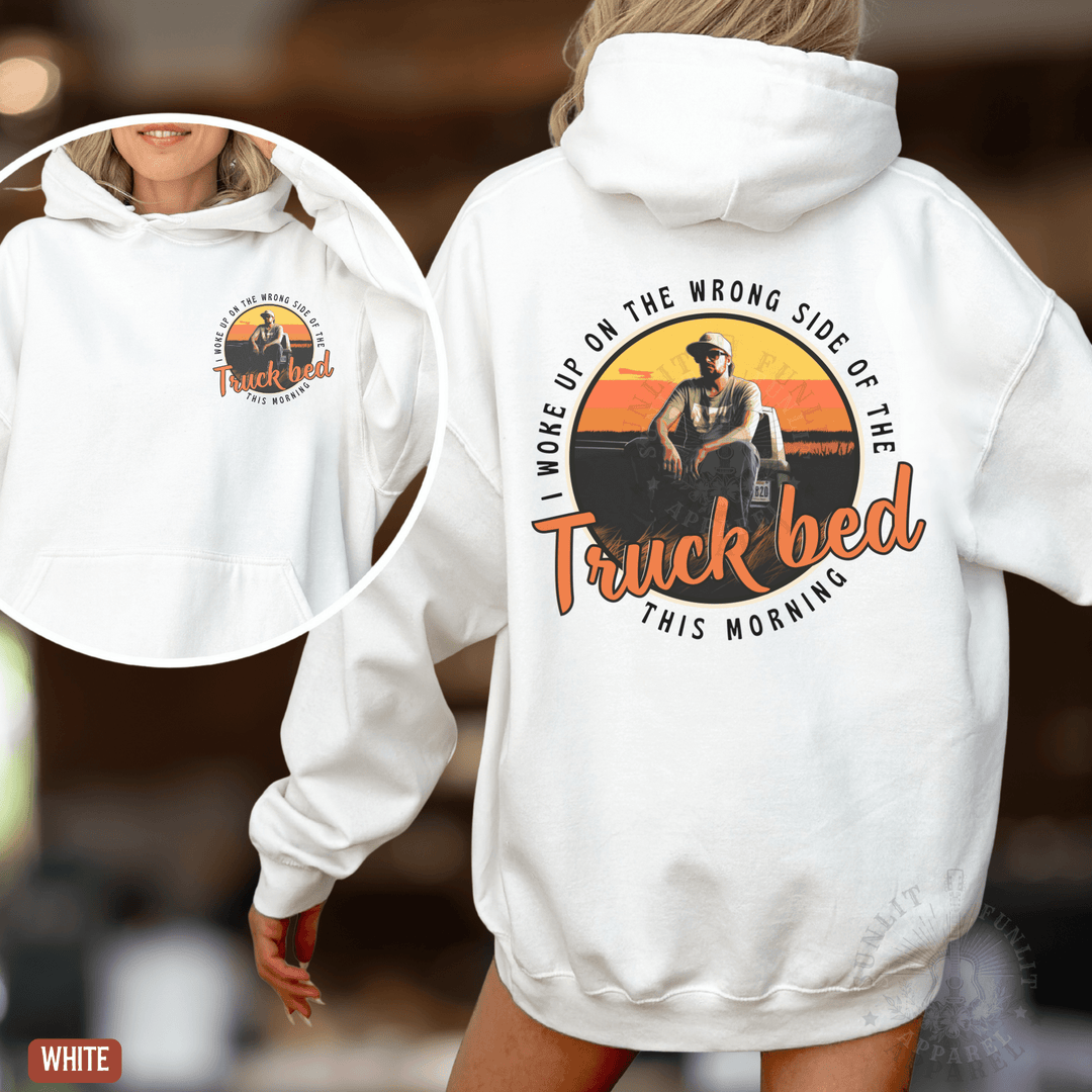 Truck Bed Country Concert Hoodie - Sunlit Funlit | Graphic Tees for Country Concert Addicts