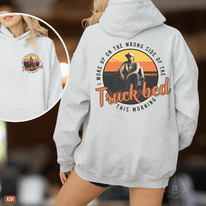 Truck Bed Country Concert Hoodie - Sunlit Funlit | Graphic Tees for Country Concert Addicts