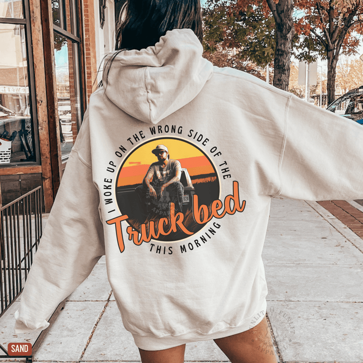 Truck Bed Country Concert Hoodie - Sunlit Funlit | Graphic Tees for Country Concert Addicts