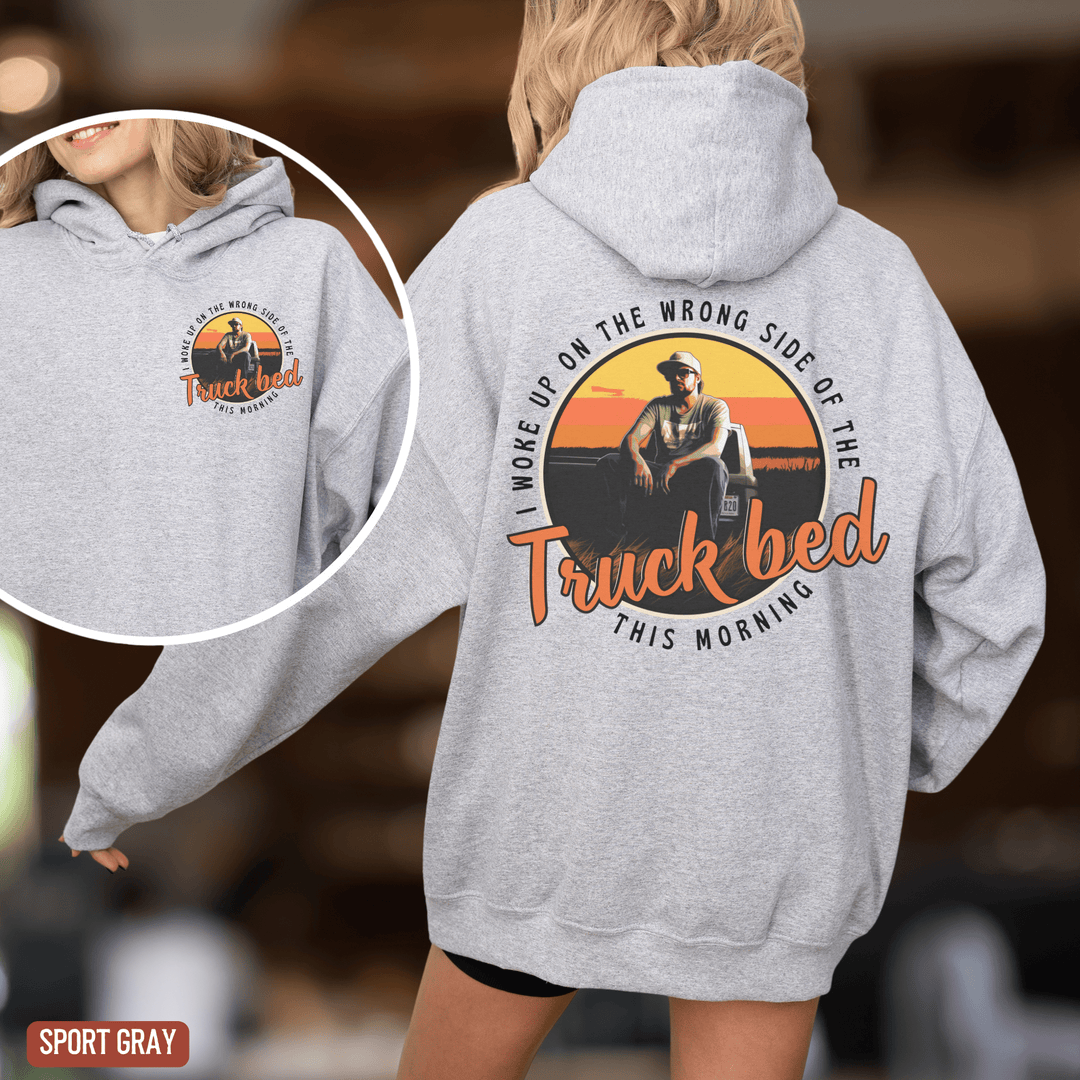 Truck Bed Country Concert Hoodie - Sunlit Funlit | Graphic Tees for Country Concert Addicts