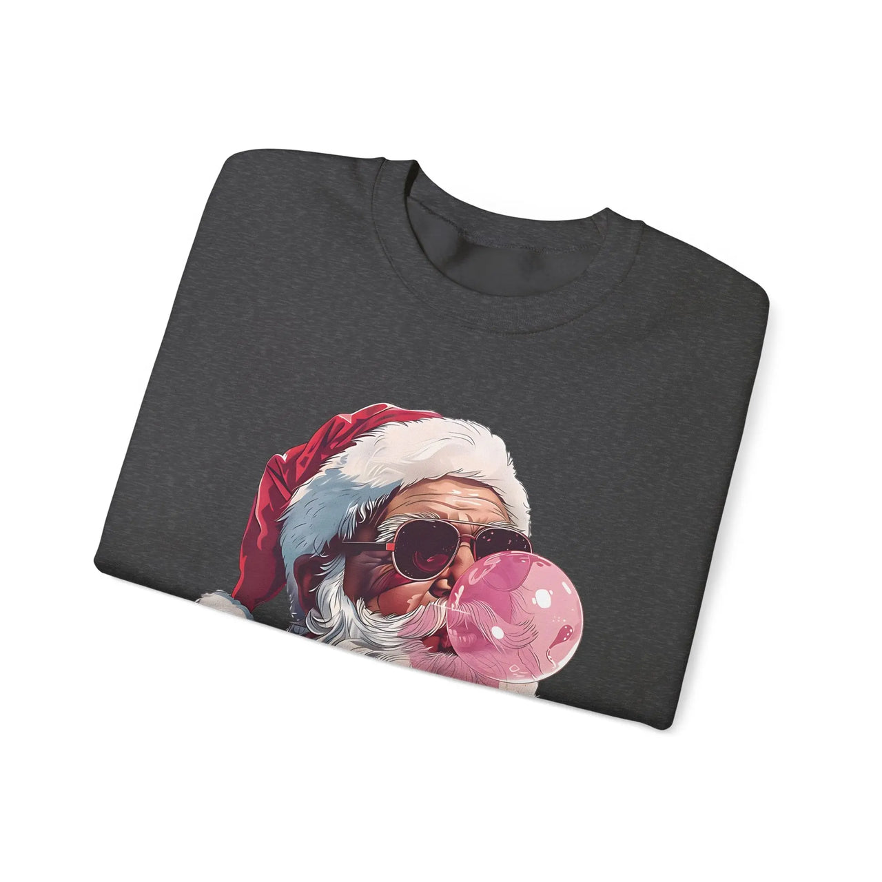 Vintage Santa Bubble Gum Funny Christmas Sweater - Sunlit Funlit Country Music Tees