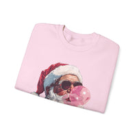 Thumbnail for Vintage Santa Bubble Gum Funny Christmas Sweater - Sunlit Funlit Country Music Tees