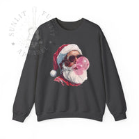 Thumbnail for Vintage Santa Bubble Gum Funny Christmas Sweater - Sunlit Funlit Country Music Tees