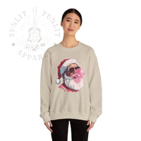 Thumbnail for Vintage Santa Bubble Gum Funny Christmas Sweater - Sunlit Funlit Country Music Tees