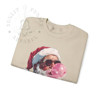 Thumbnail for Vintage Santa Bubble Gum Funny Christmas Sweater - Sunlit Funlit Country Music Tees