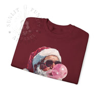 Thumbnail for Vintage Santa Bubble Gum Funny Christmas Sweater - Sunlit Funlit Country Music Tees