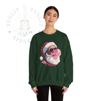 Thumbnail for Vintage Santa Bubble Gum Funny Christmas Sweater - Sunlit Funlit Country Music Tees