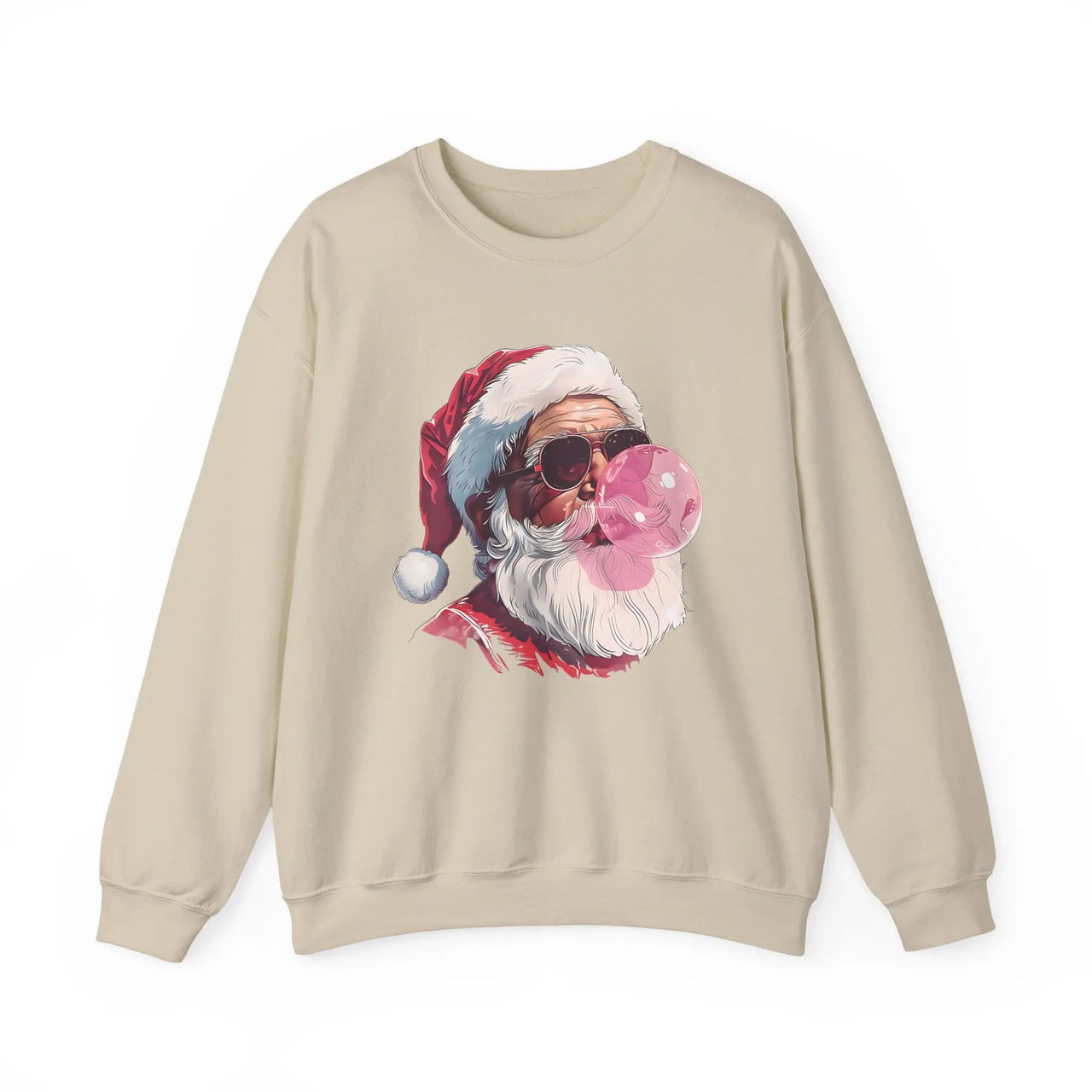 Vintage Santa Bubble Gum Funny Christmas Sweater - Sunlit Funlit Country Music Tees