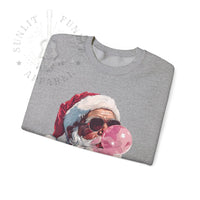 Thumbnail for Vintage Santa Bubble Gum Funny Christmas Sweater - Sunlit Funlit Country Music Tees
