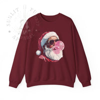 Thumbnail for Vintage Santa Bubble Gum Funny Christmas Sweater - Sunlit Funlit Country Music Tees