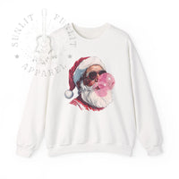Thumbnail for Vintage Santa Bubble Gum Funny Christmas Sweater - Sunlit Funlit Country Music Tees