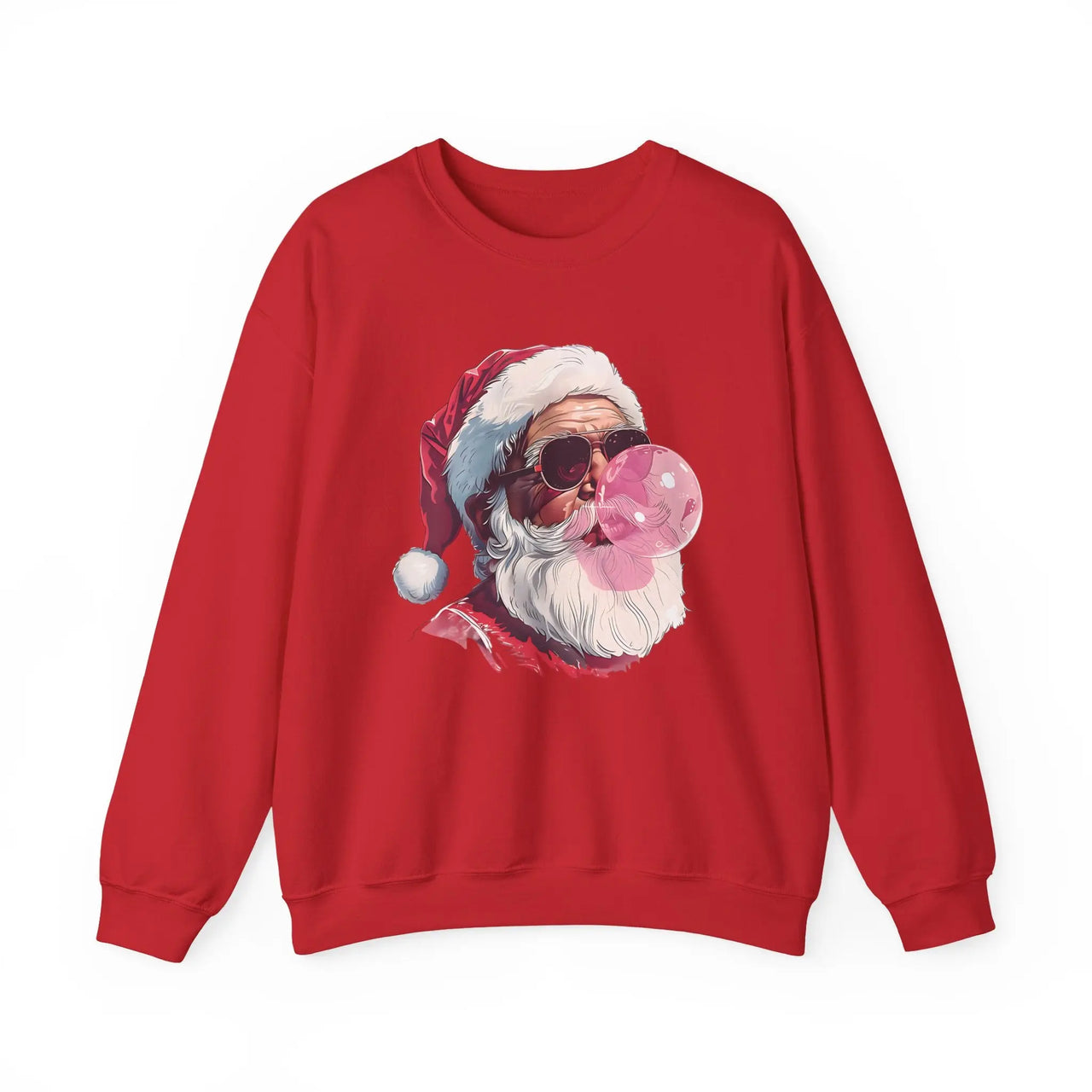Vintage Santa Bubble Gum Funny Christmas Sweater - Sunlit Funlit Country Music Tees