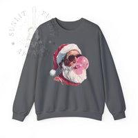 Thumbnail for Vintage Santa Bubble Gum Funny Christmas Sweater - Sunlit Funlit Country Music Tees