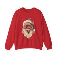Thumbnail for Vintage Santa Tongue Christmas Sweater - Sunlit Funlit Country Music Tees