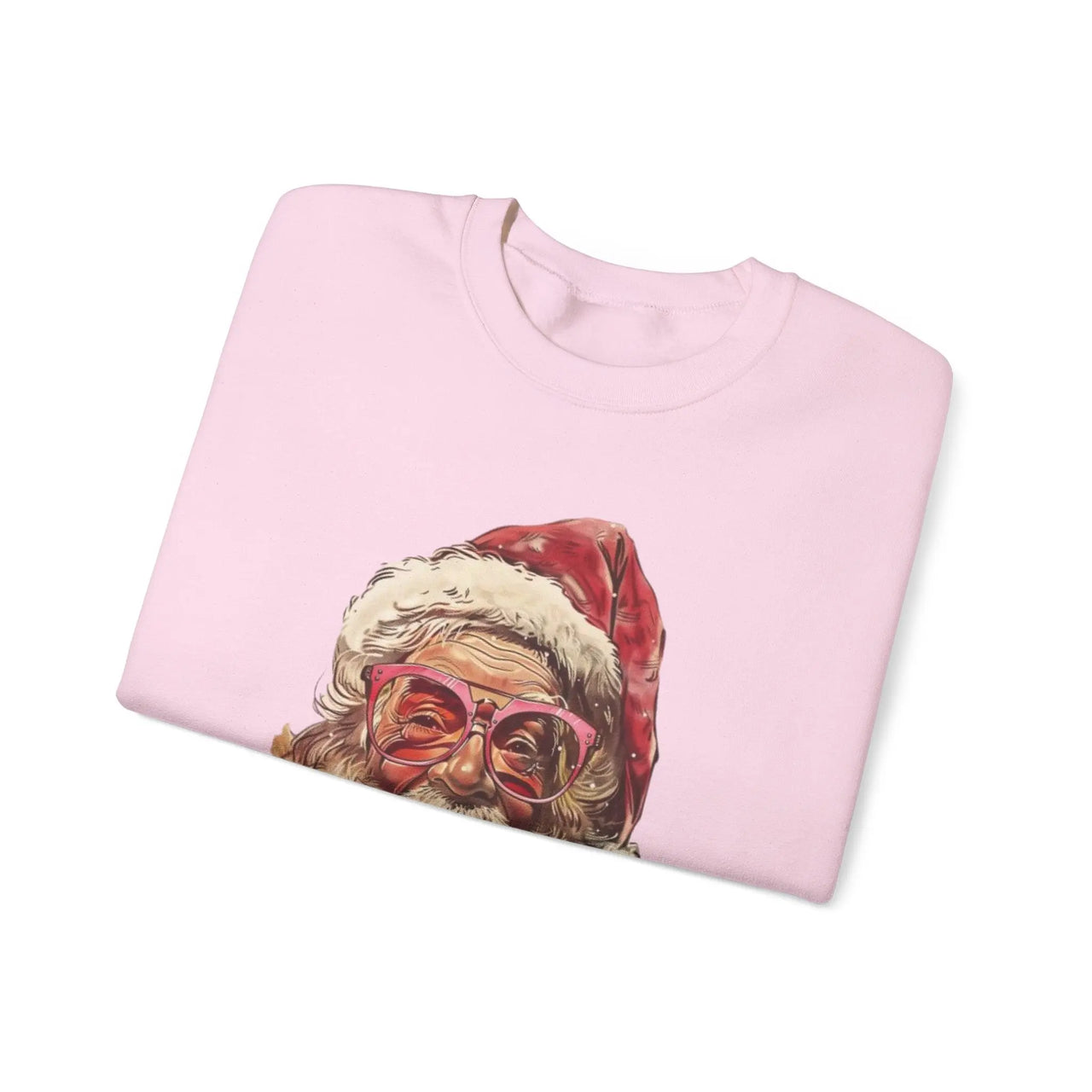 Vintage Santa Tongue Christmas Sweater - Sunlit Funlit Country Music Tees