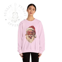 Thumbnail for Vintage Santa Tongue Christmas Sweater - Sunlit Funlit Country Music Tees