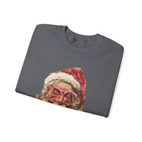 Thumbnail for Vintage Santa Tongue Christmas Sweater - Sunlit Funlit Country Music Tees