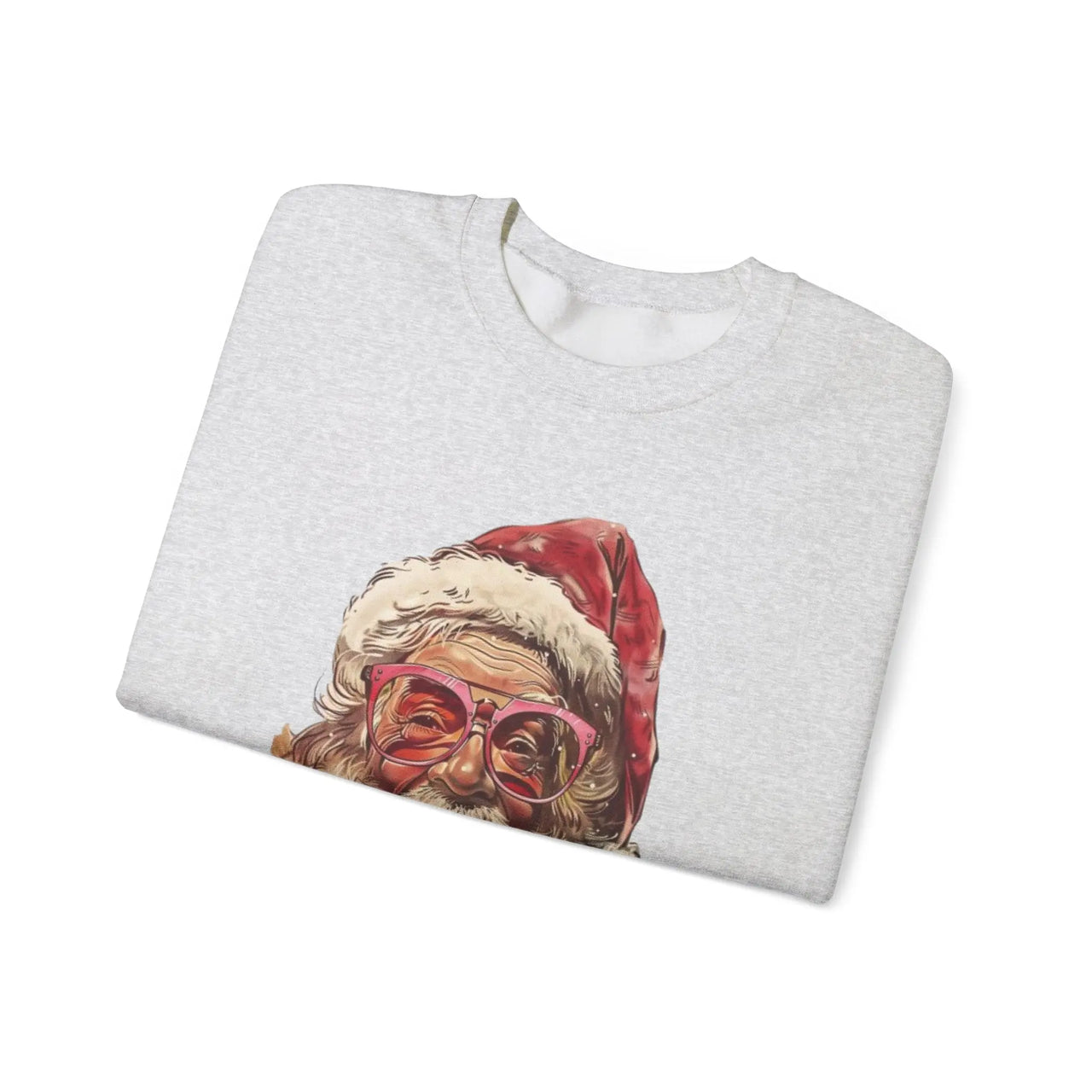 Vintage Santa Tongue Christmas Sweater - Sunlit Funlit Country Music Tees