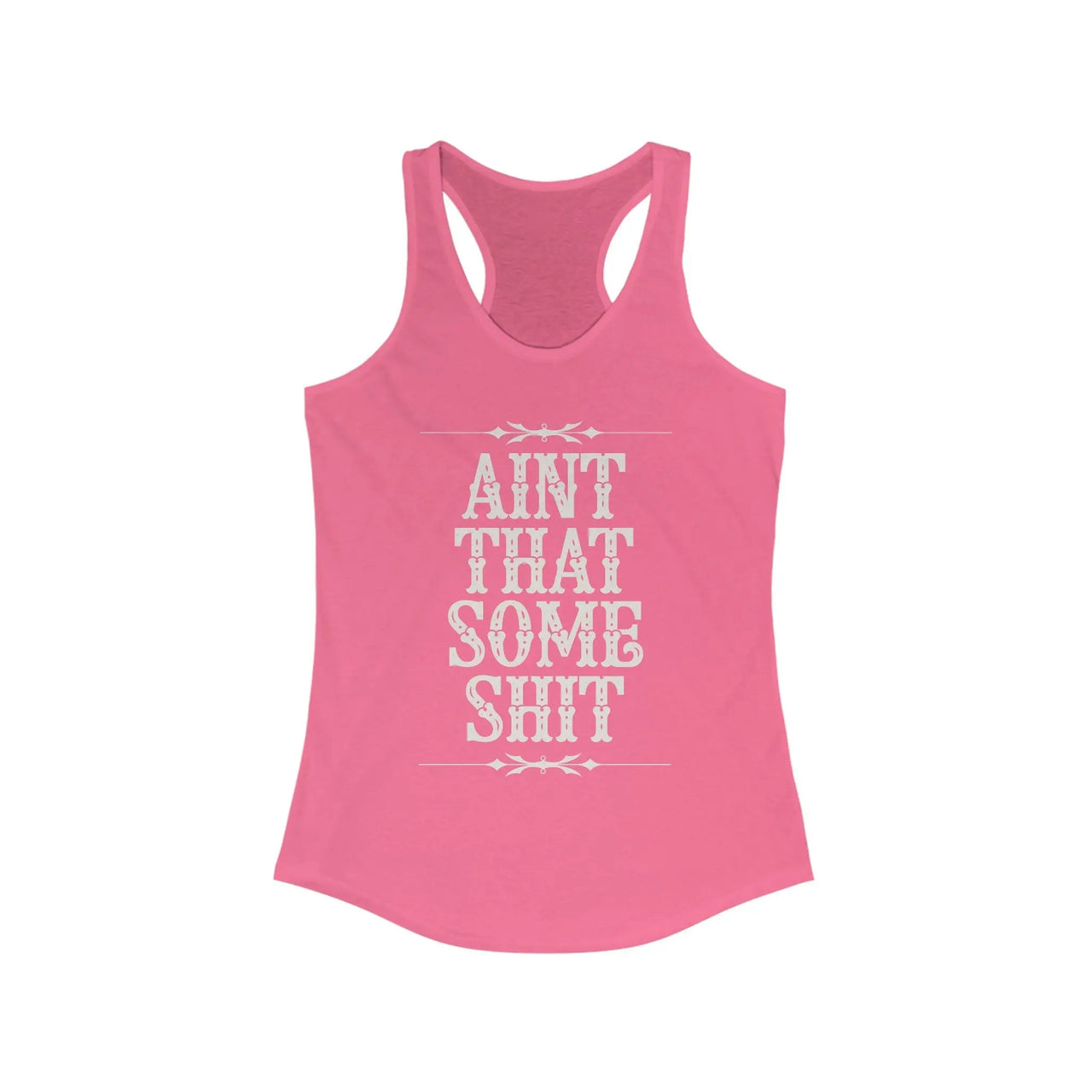 Wallen Ain't That Some Sh*t Racerback Tank - Sunlit Funlit Country Music Tees