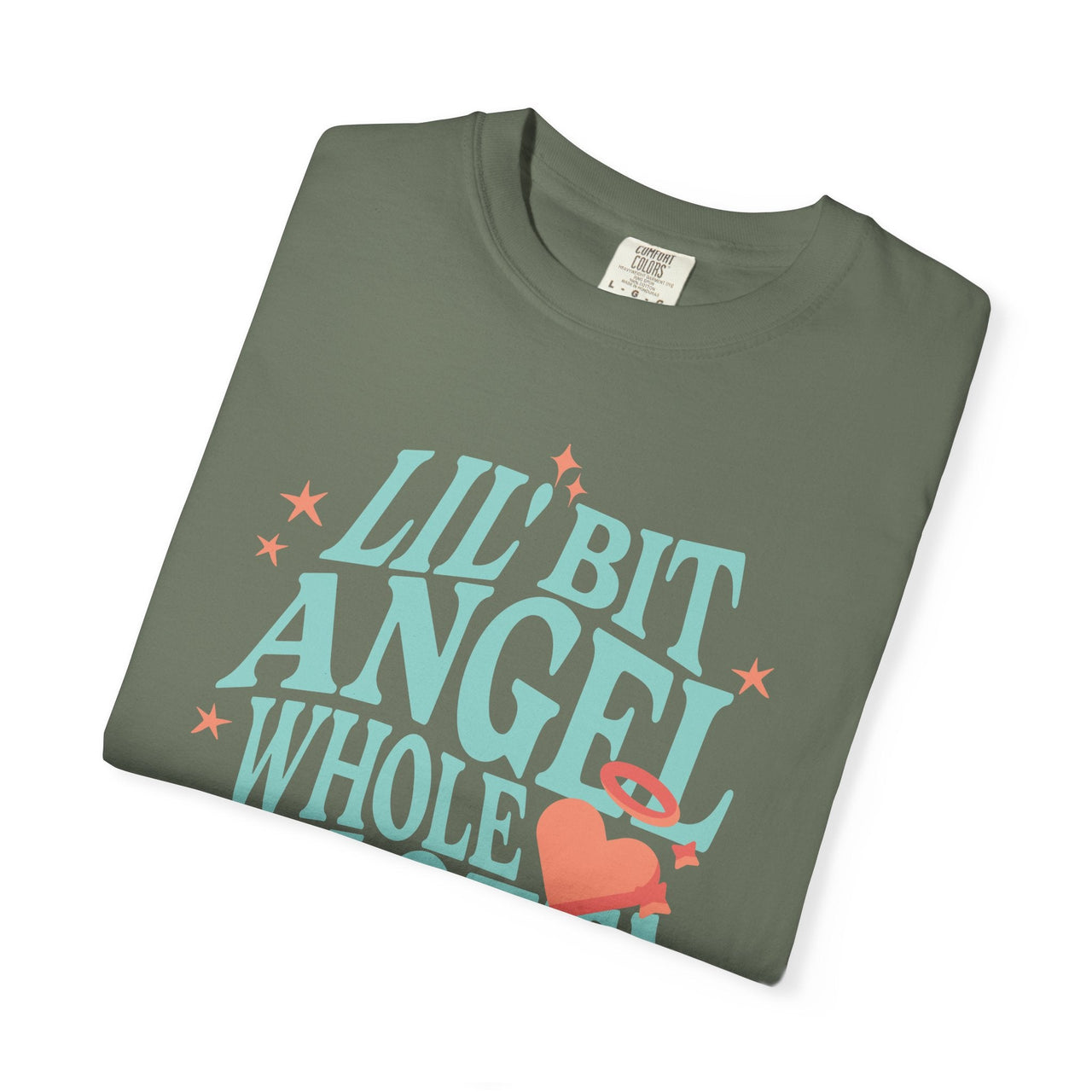 Wallen Angel Outlaw Comfort Colors Tee - Sunlit Funlit Country Music Tees