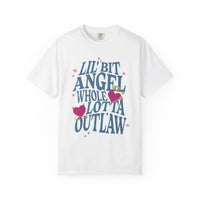 Thumbnail for Wallen Angel Outlaw Comfort Colors Tee - Sunlit Funlit Country Music Tees