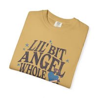 Thumbnail for Wallen Angel Outlaw Comfort Colors Tee - Sunlit Funlit Country Music Tees