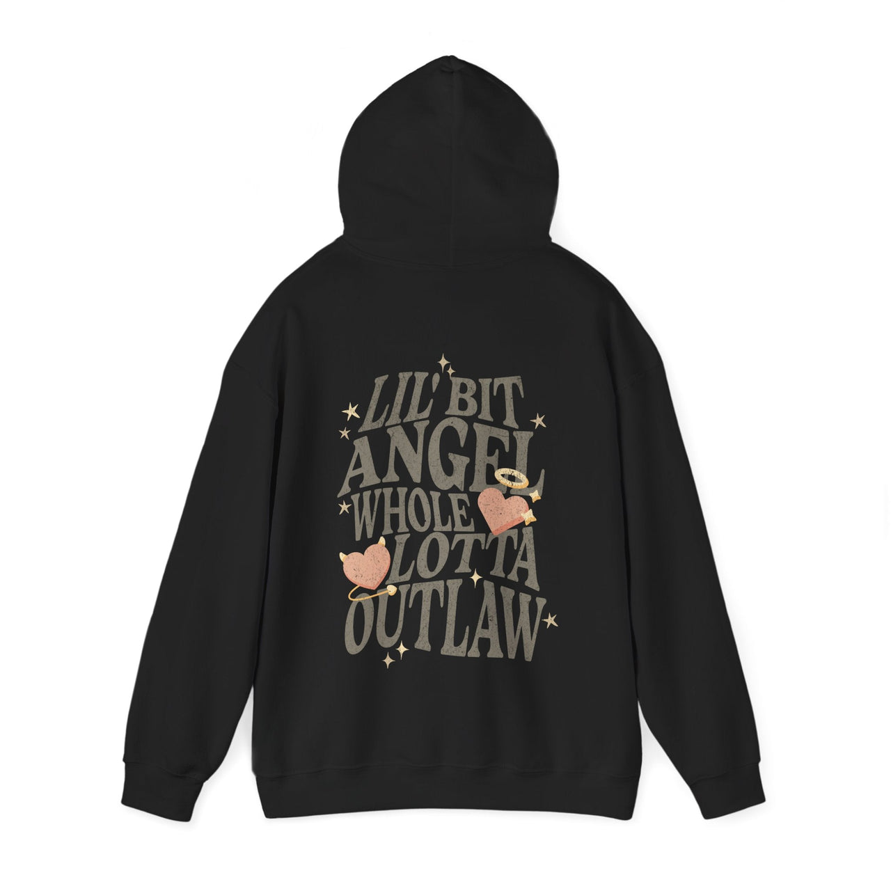 Wallen Angel Outlaw Hoodie - Adult Unisex - Sunlit Funlit Country Music Tees