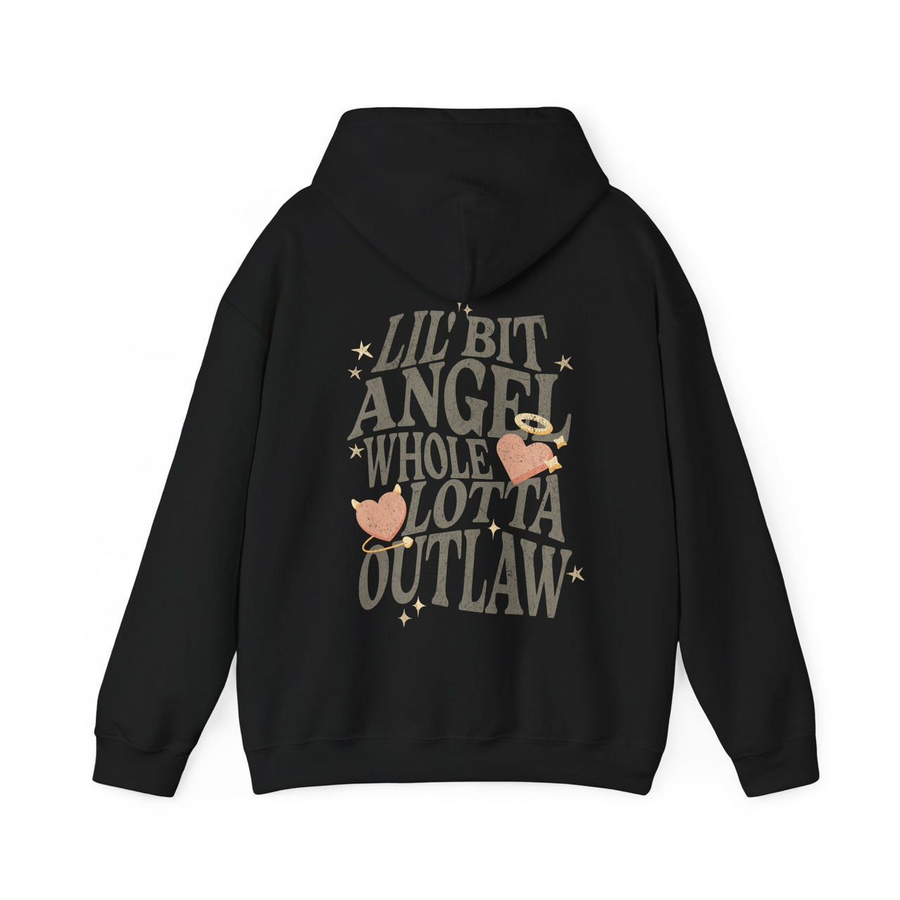 Wallen Angel Outlaw Hoodie - Adult Unisex - Sunlit Funlit Country Music Tees