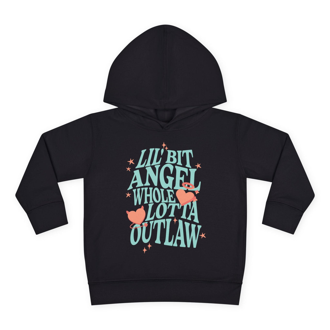 Wallen Angel Outlaw Toddler Hoodie - Sunlit Funlit Country Music Tees
