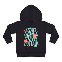 Thumbnail for Wallen Angel Outlaw Toddler Hoodie - Sunlit Funlit Country Music Tees