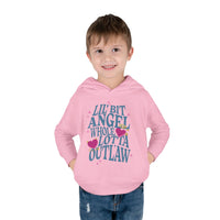 Thumbnail for Wallen Angel Outlaw Toddler Hoodie - Sunlit Funlit Country Music Tees
