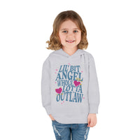 Thumbnail for Wallen Angel Outlaw Toddler Hoodie - Sunlit Funlit Country Music Tees