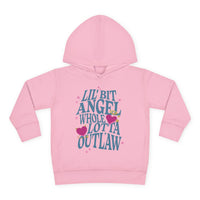 Thumbnail for Wallen Angel Outlaw Toddler Hoodie - Sunlit Funlit Country Music Tees