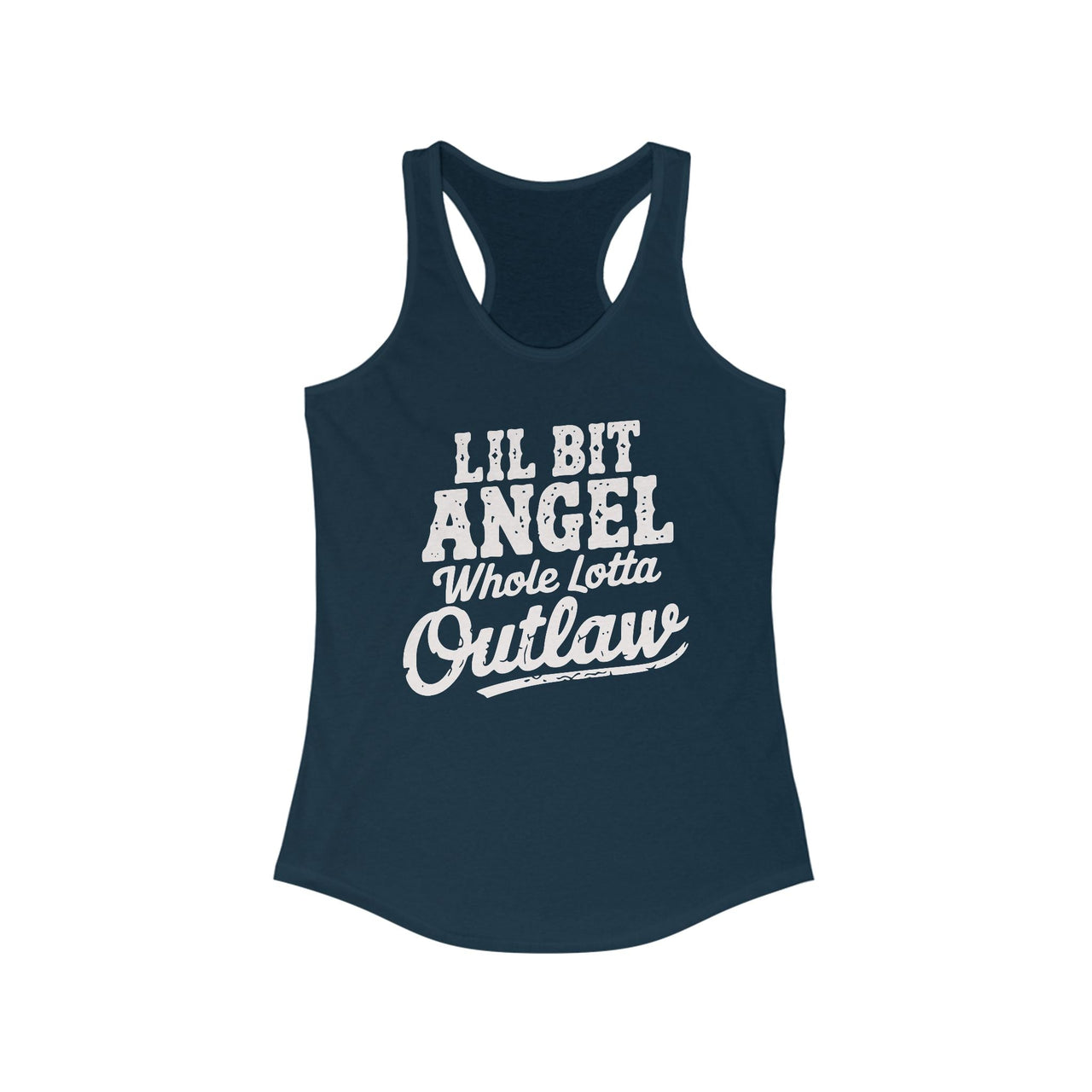 Wallen Angel Outlaw Western Racerback Tank - Sunlit Funlit Country Music Tees