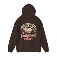 Thumbnail for Wallen California Sunset Double Sided Beach Hoodie - Sunlit Funlit Country Music Tees