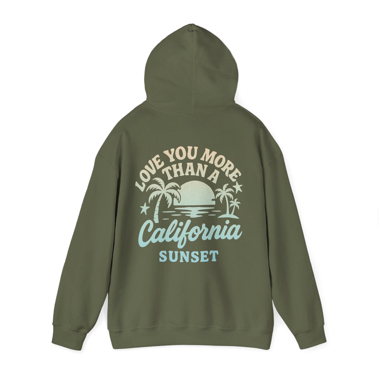 Wallen California Sunset Double Sided Beach Hoodie - Sunlit Funlit Country Music Tees