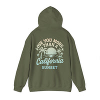 Thumbnail for Wallen California Sunset Double Sided Beach Hoodie - Sunlit Funlit Country Music Tees