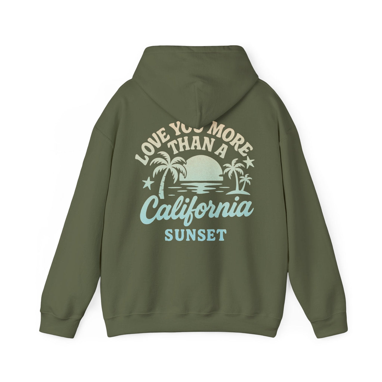 Wallen California Sunset Double Sided Beach Hoodie - Sunlit Funlit Country Music Tees