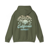 Thumbnail for Wallen California Sunset Double Sided Beach Hoodie - Sunlit Funlit Country Music Tees