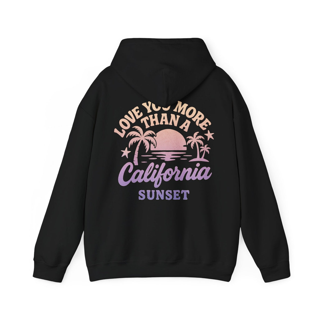 Wallen California Sunset Double Sided Beach Hoodie - Sunlit Funlit Country Music Tees