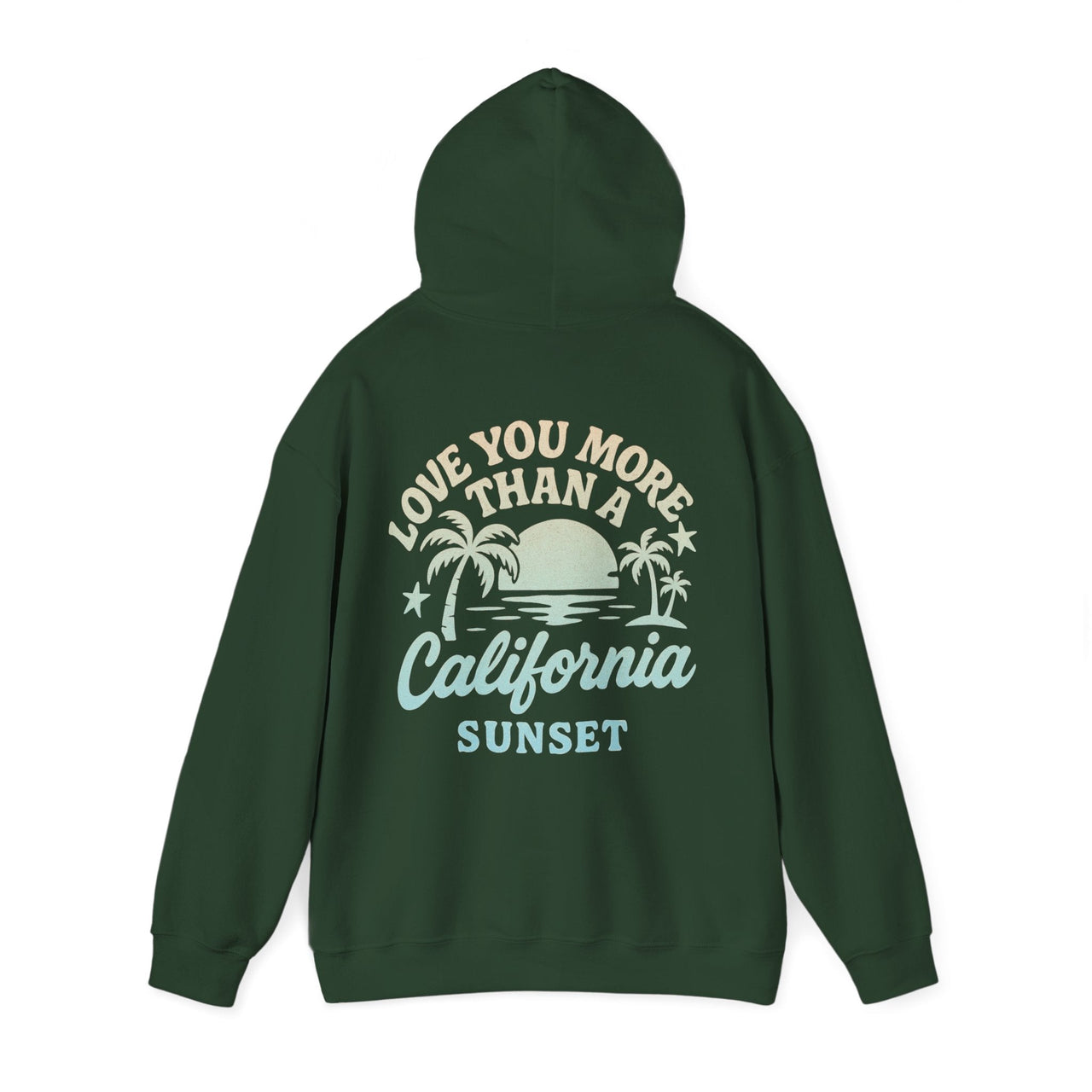 Wallen California Sunset Double Sided Beach Hoodie - Sunlit Funlit Country Music Tees
