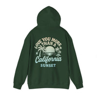 Thumbnail for Wallen California Sunset Double Sided Beach Hoodie - Sunlit Funlit Country Music Tees