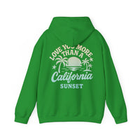 Thumbnail for Wallen California Sunset Double Sided Beach Hoodie - Sunlit Funlit Country Music Tees