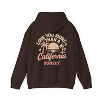 Thumbnail for Wallen California Sunset Double Sided Beach Hoodie - Sunlit Funlit Country Music Tees