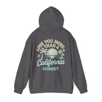 Thumbnail for Wallen California Sunset Double Sided Beach Hoodie - Sunlit Funlit Country Music Tees