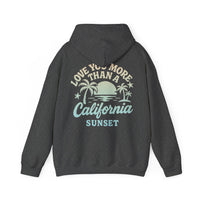 Thumbnail for Wallen California Sunset Double Sided Beach Hoodie - Sunlit Funlit Country Music Tees