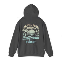 Thumbnail for Wallen California Sunset Double Sided Beach Hoodie - Sunlit Funlit Country Music Tees