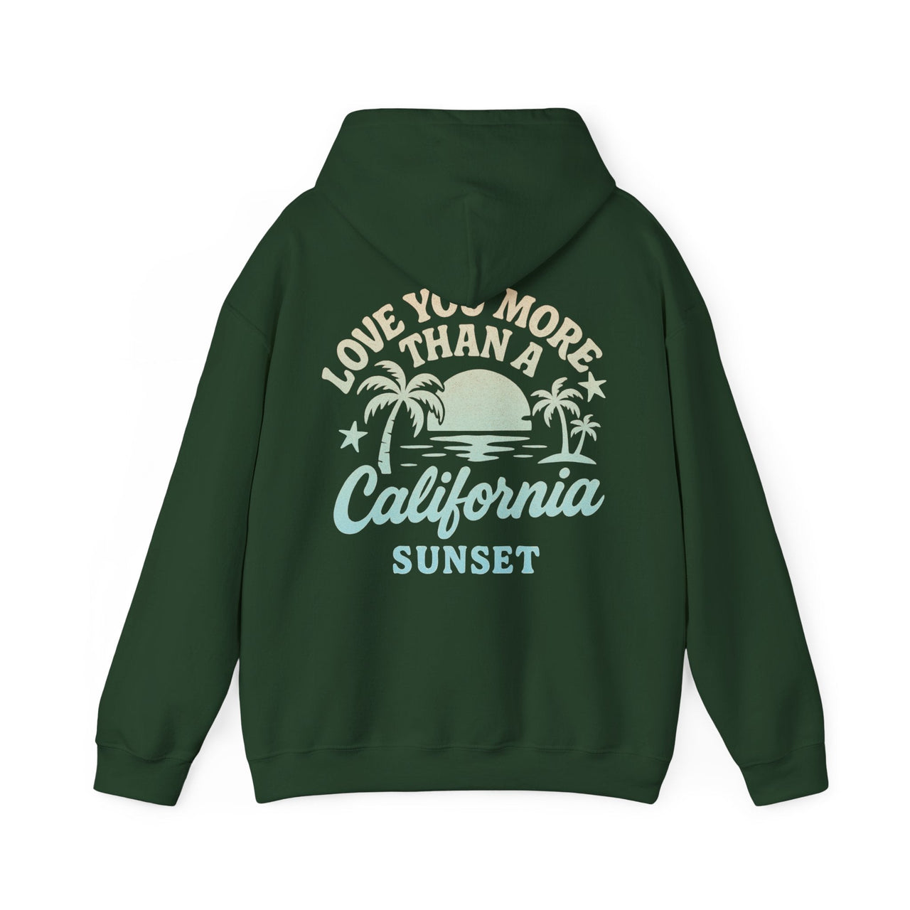 Wallen California Sunset Double Sided Beach Hoodie - Sunlit Funlit Country Music Tees